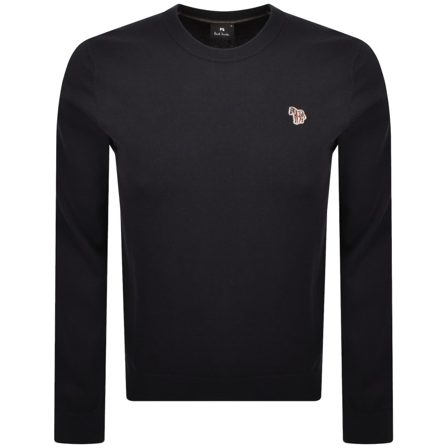 Image number 1 for Paul Smith Crew Neck Knit Jumper Navy
