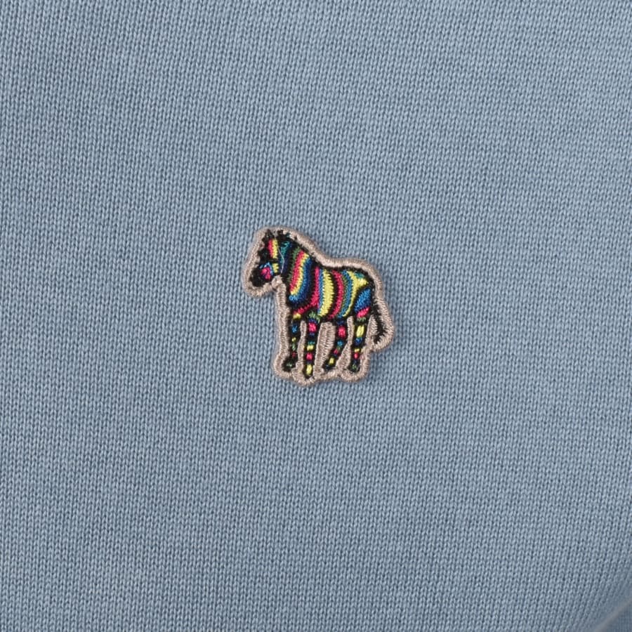 Image number 3 for Paul Smith Crew Neck Knit Jumper Blue