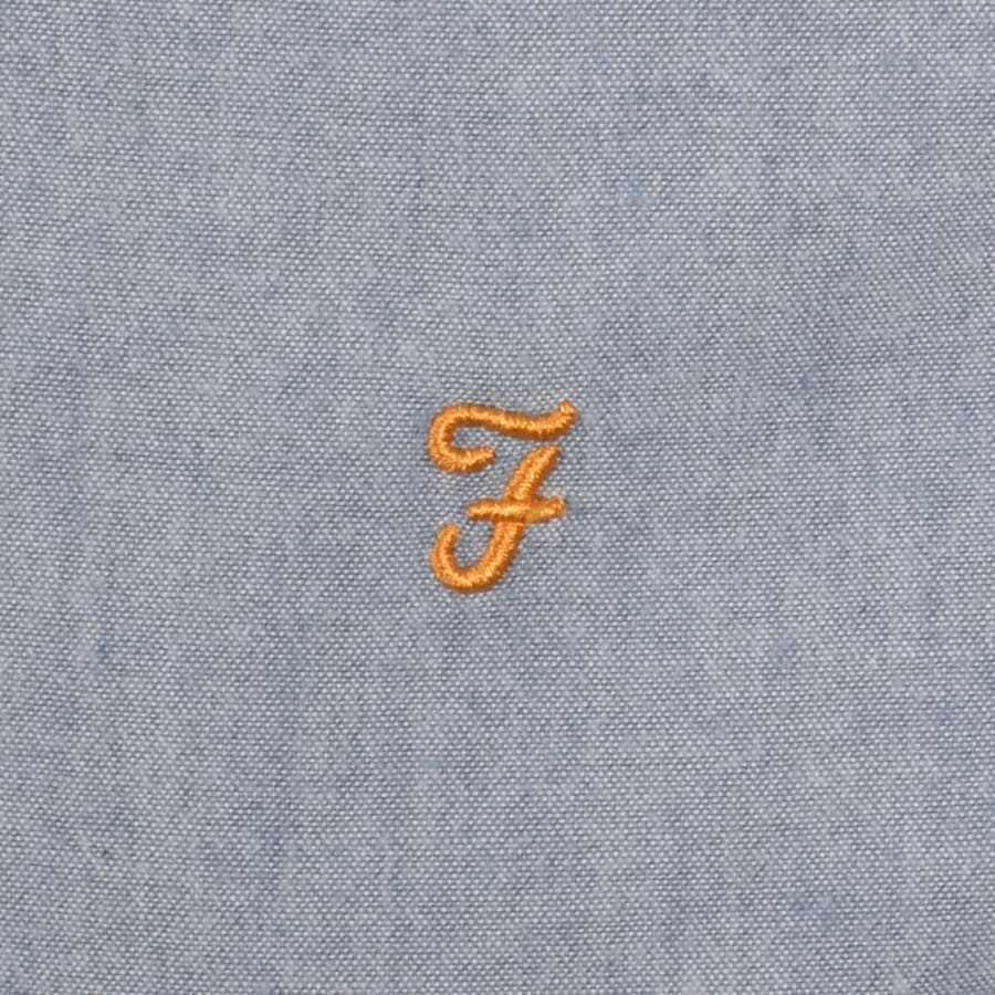 Image number 3 for Farah Steen Long Sleeve Shirt Blue