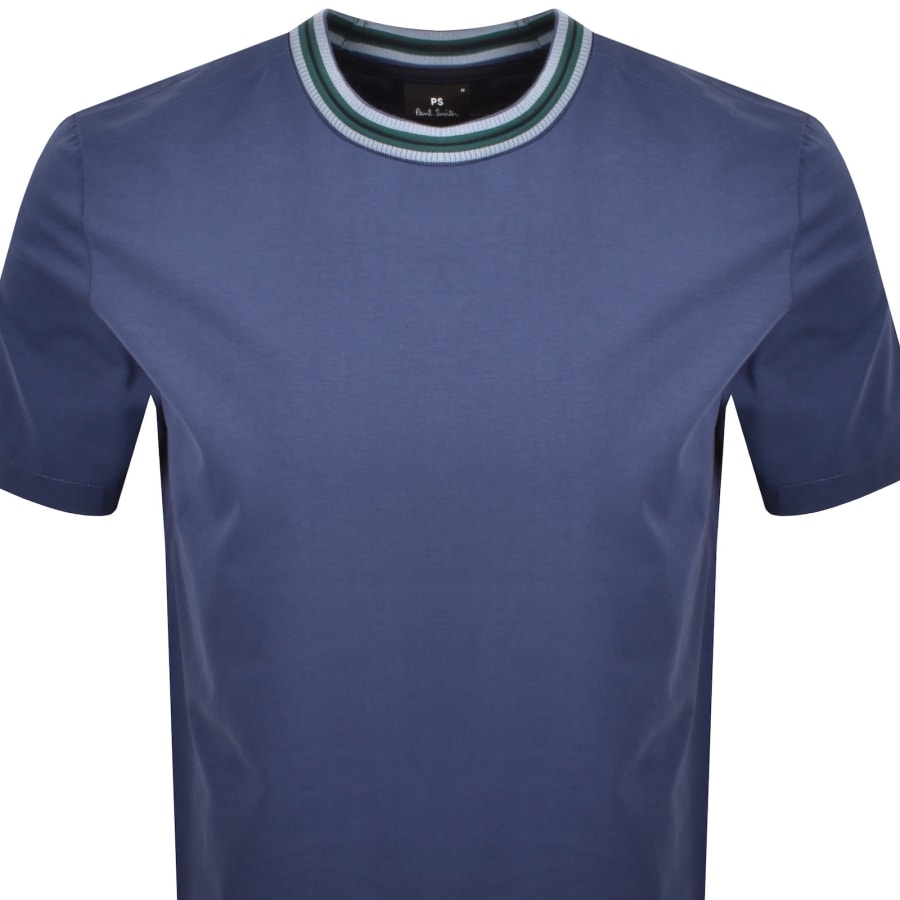 Image number 2 for Paul Smith Casual Fit T Shirt Blue