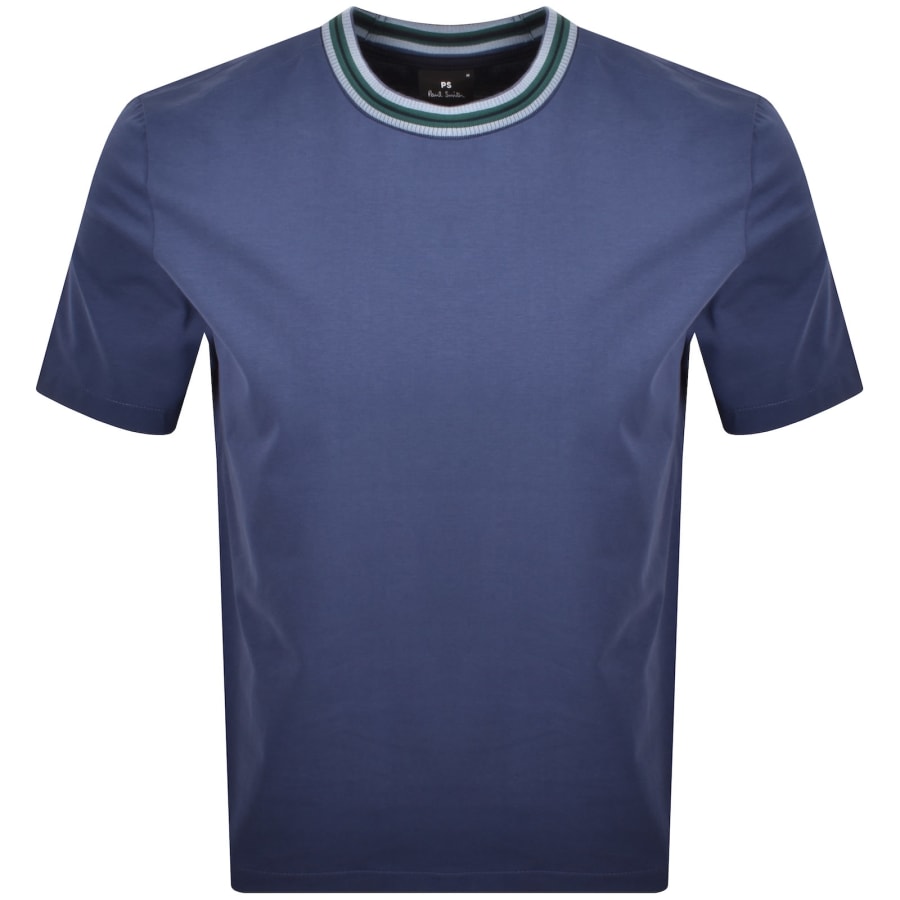 Image number 1 for Paul Smith Casual Fit T Shirt Blue