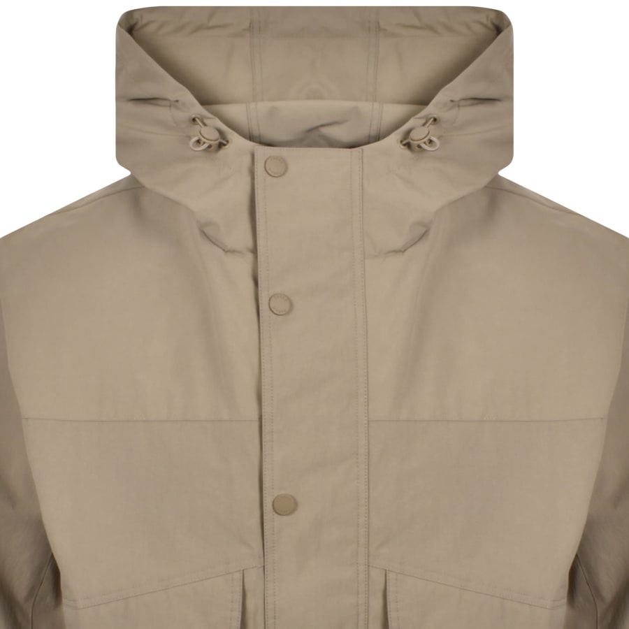 Image number 2 for Farah Shenley Hooded Jacket Brown