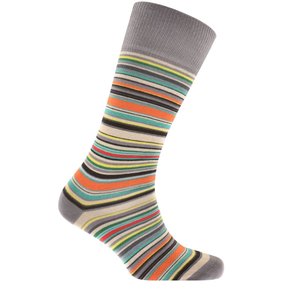 Image number 3 for Paul Smith Two Pack Striped Socks