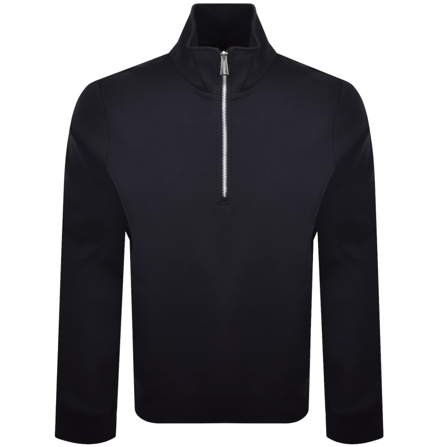 Image number 1 for Paul Smith Half Zip Sweatshirt Navy