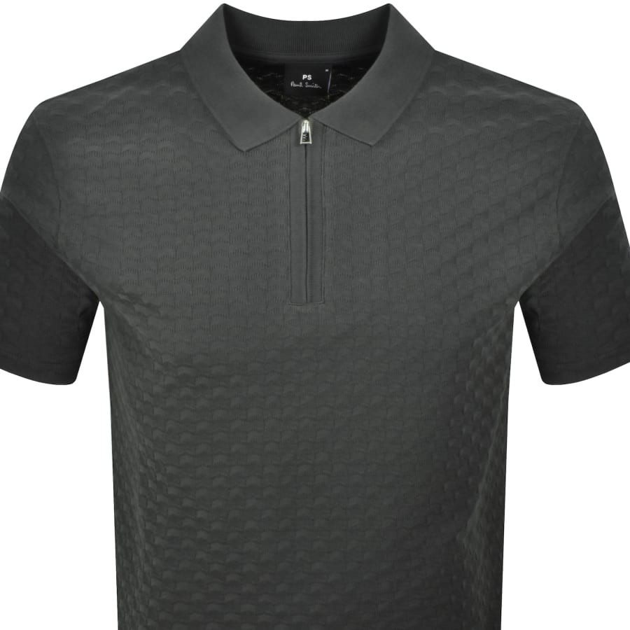 Image number 2 for Paul Smith Short Sleeved Polo T Shirt Grey