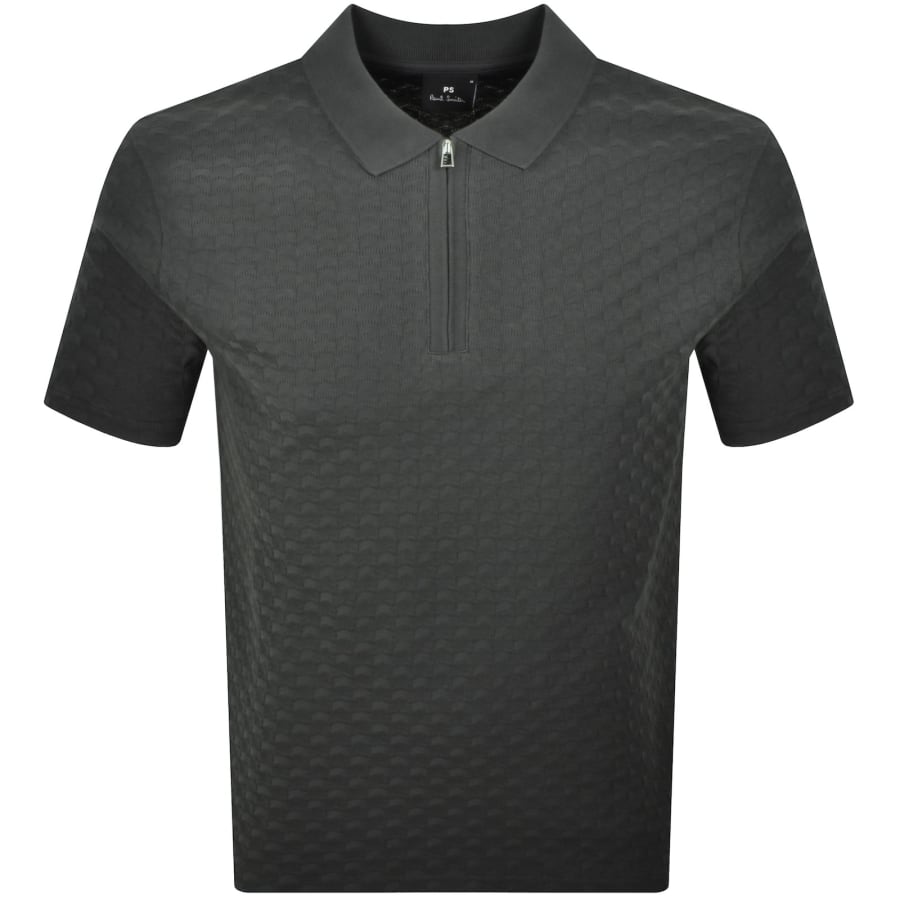Image number 1 for Paul Smith Short Sleeved Polo T Shirt Grey