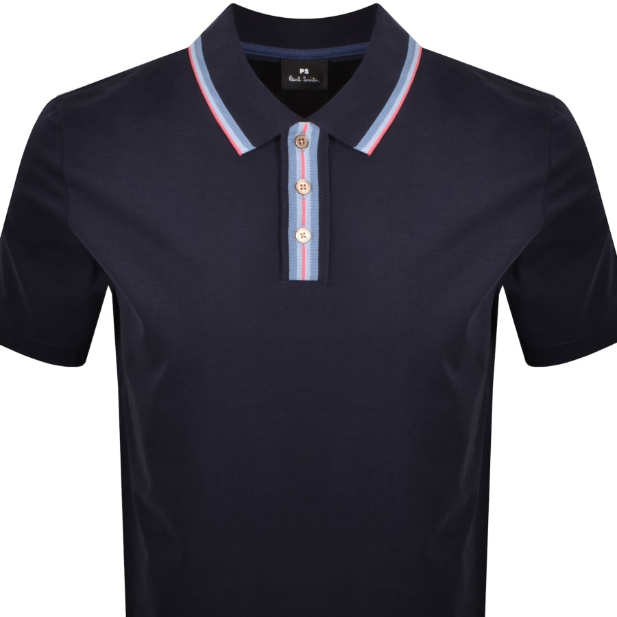 Image number 2 for Paul Smith Polo T Shirt Navy