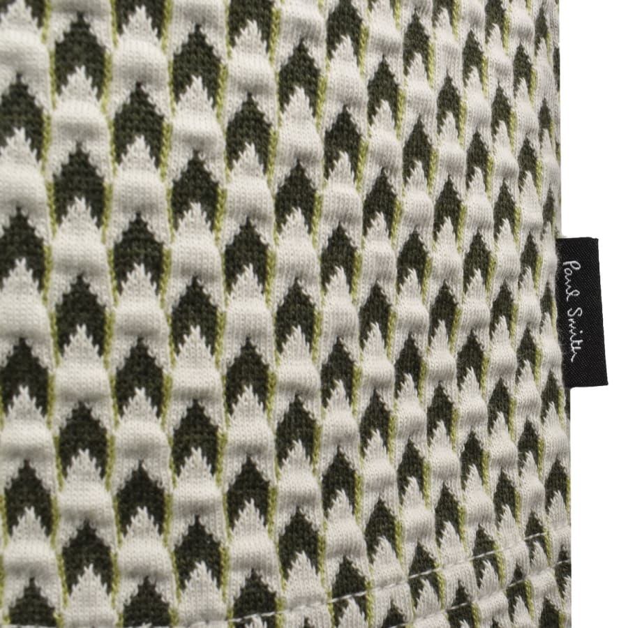 Image number 3 for Paul Smith Patterned T Shirt Off White
