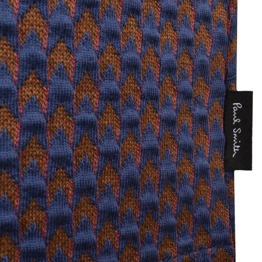 Image number 3 for Paul Smith Patterned T Shirt Blue