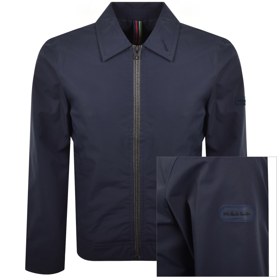 Image number 1 for Paul Smith Zip Overshirt Navy
