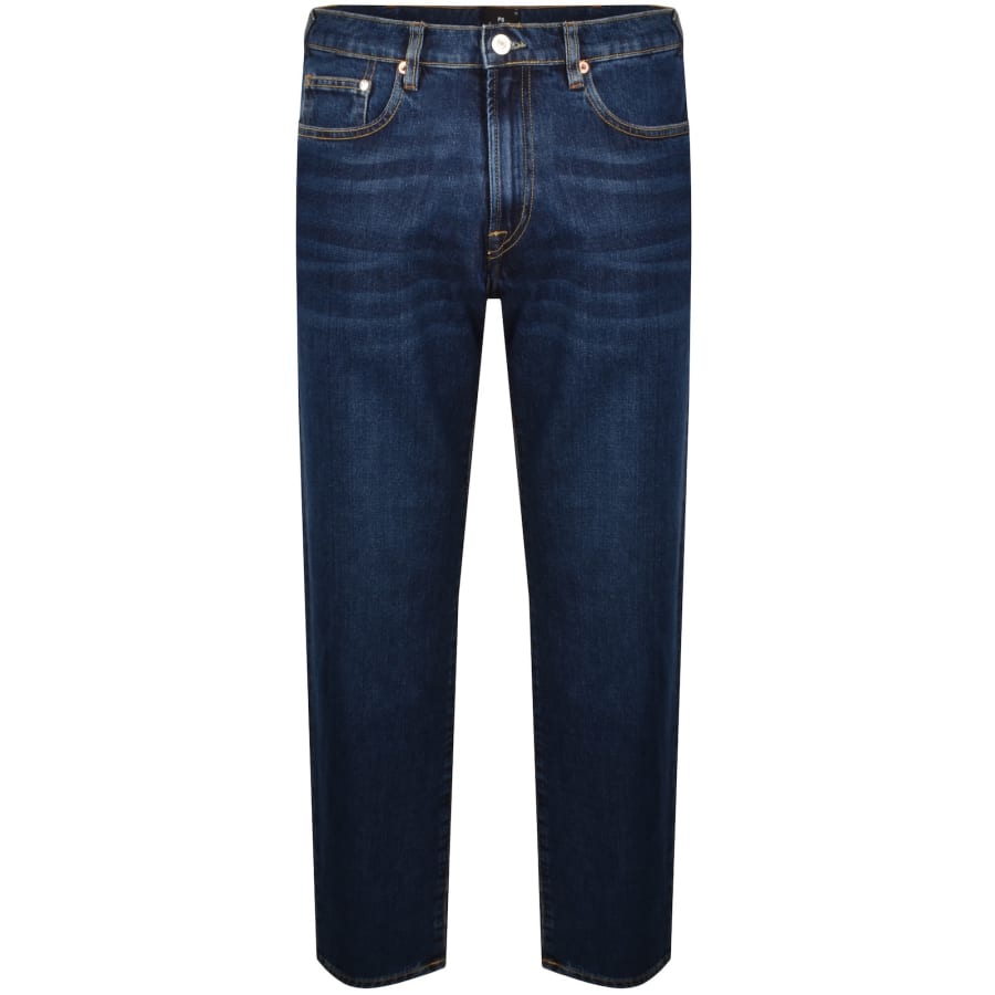 Image number 2 for Paul Smith Relaxed Tapered Jeans Dark Blue