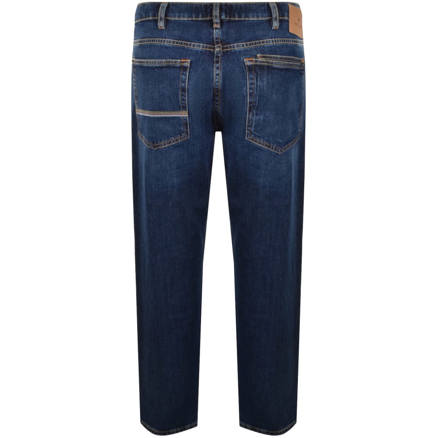 Image number 3 for Paul Smith Relaxed Tapered Jeans Dark Blue