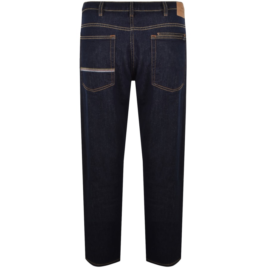 Image number 3 for Paul Smith Relaxed Tapered Jeans Dark Blue