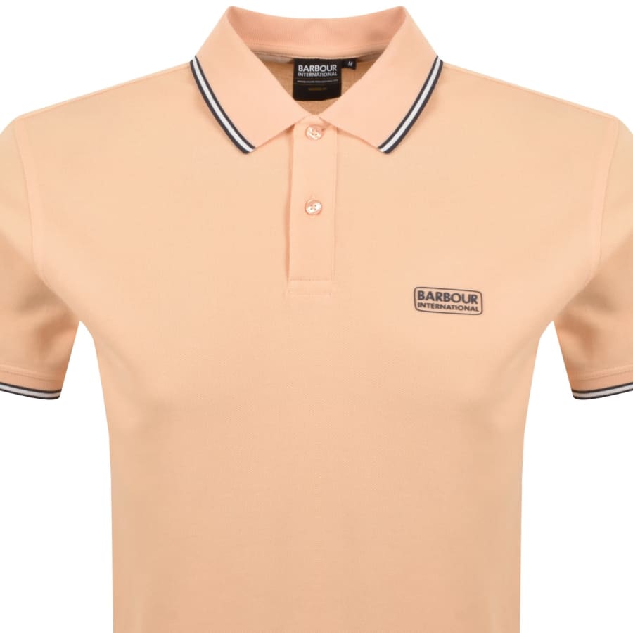 Image number 2 for Barbour International Evan Polo Orange