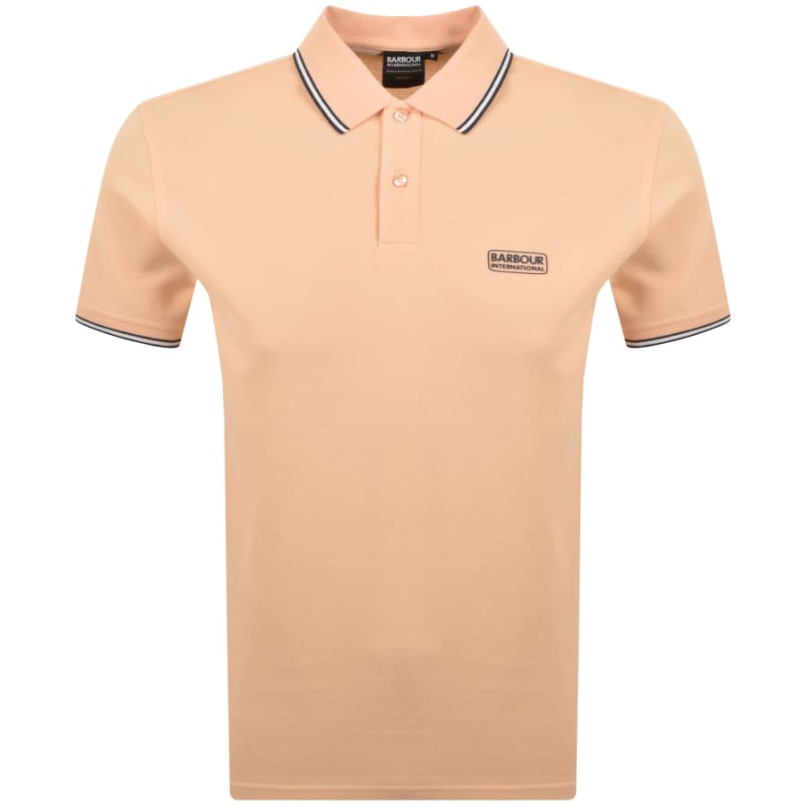 Image number 1 for Barbour International Evan Polo Orange