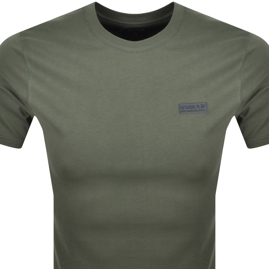 Image number 2 for Barbour International Logo T Shirt Green