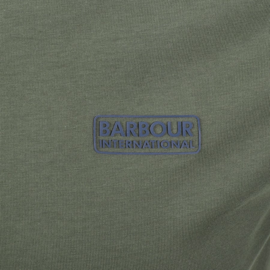 Image number 3 for Barbour International Logo T Shirt Green