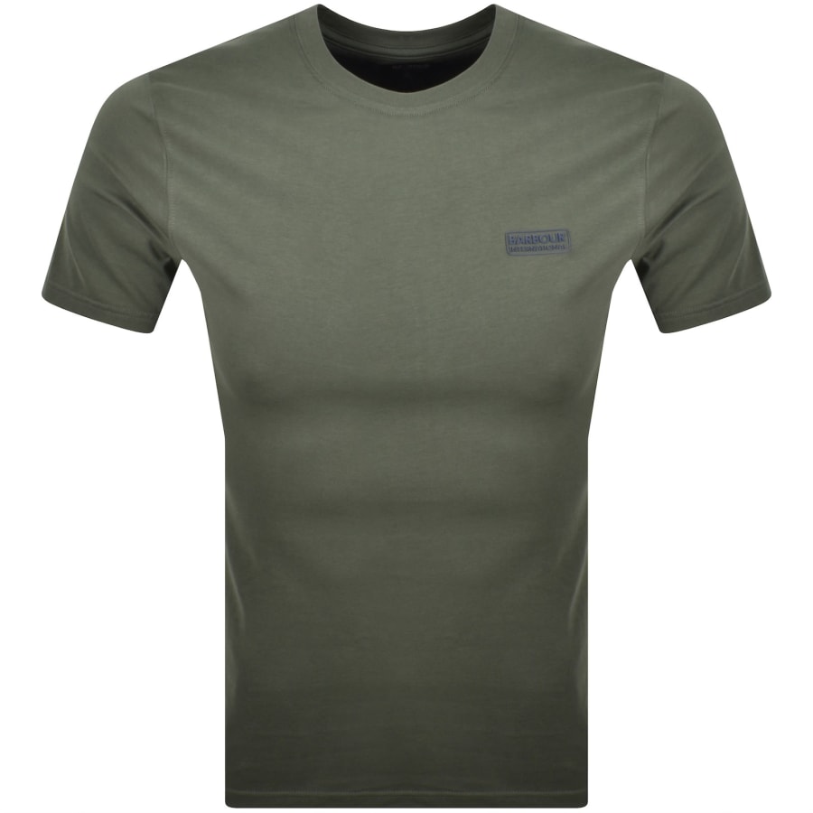 Image number 1 for Barbour International Logo T Shirt Green