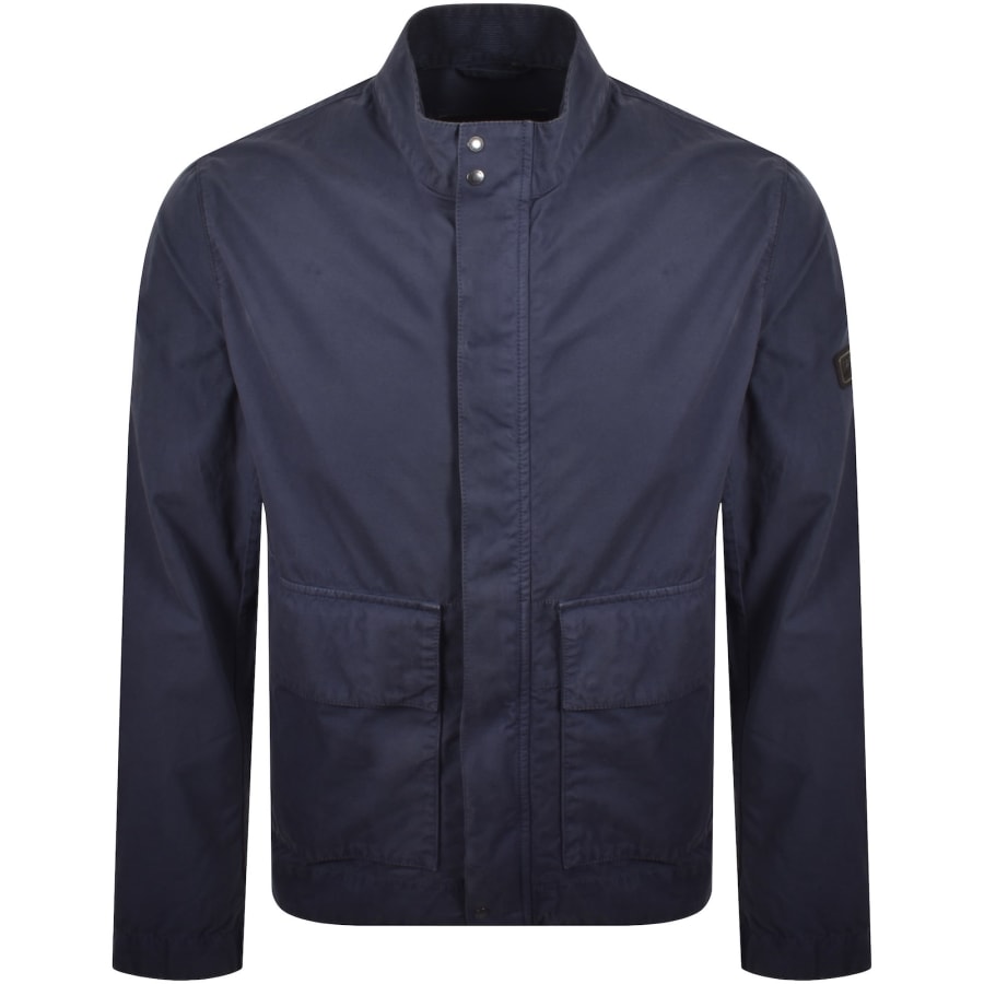 Image number 2 for Barbour International Melrow Casual Jacket Navy