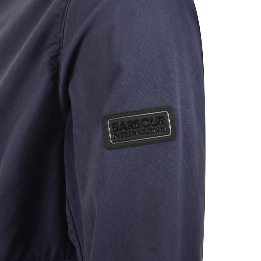 Image number 4 for Barbour International Melrow Casual Jacket Navy
