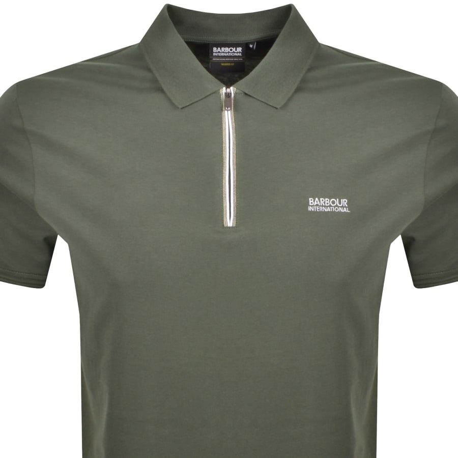 Image number 2 for Barbour International Ashmann Polo T Shirt Green
