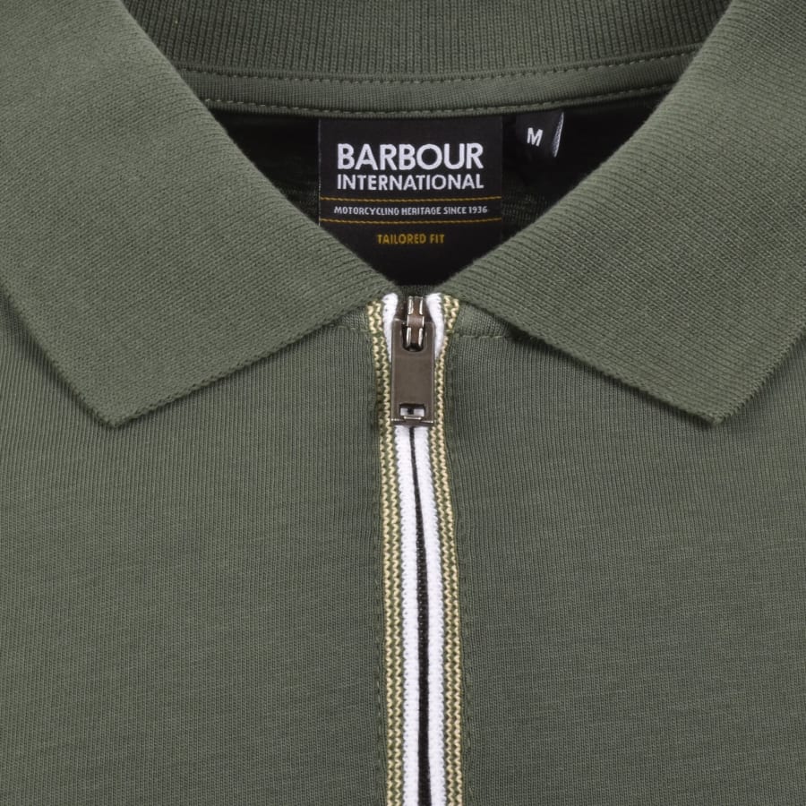 Image number 4 for Barbour International Ashmann Polo T Shirt Green