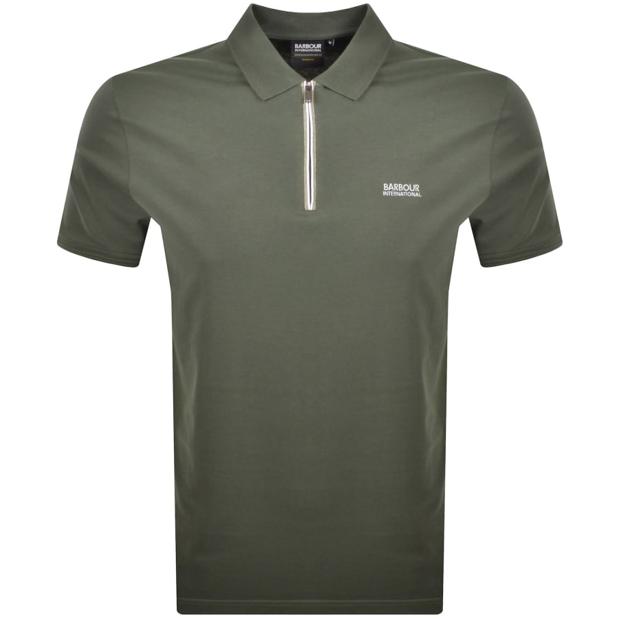 Image number 1 for Barbour International Ashmann Polo T Shirt Green