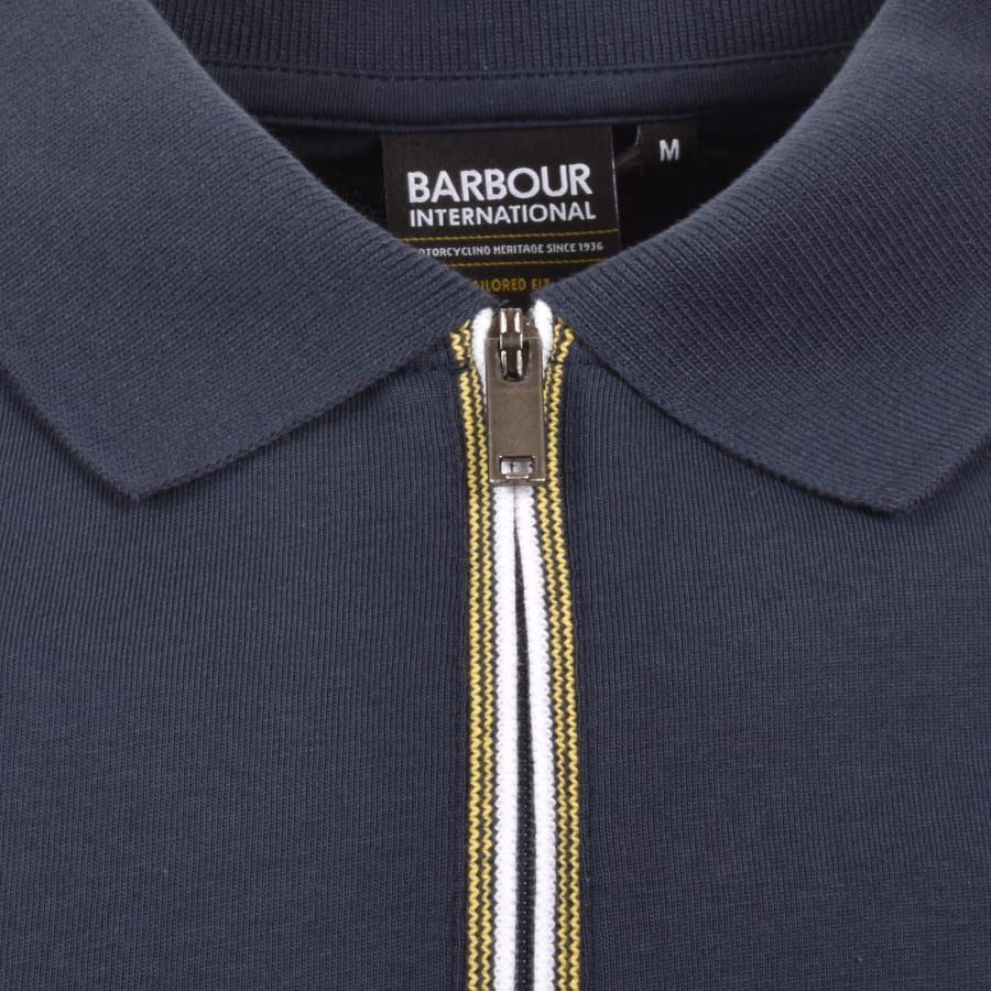 Image number 4 for Barbour International Ashmann Polo T Shirt Navy