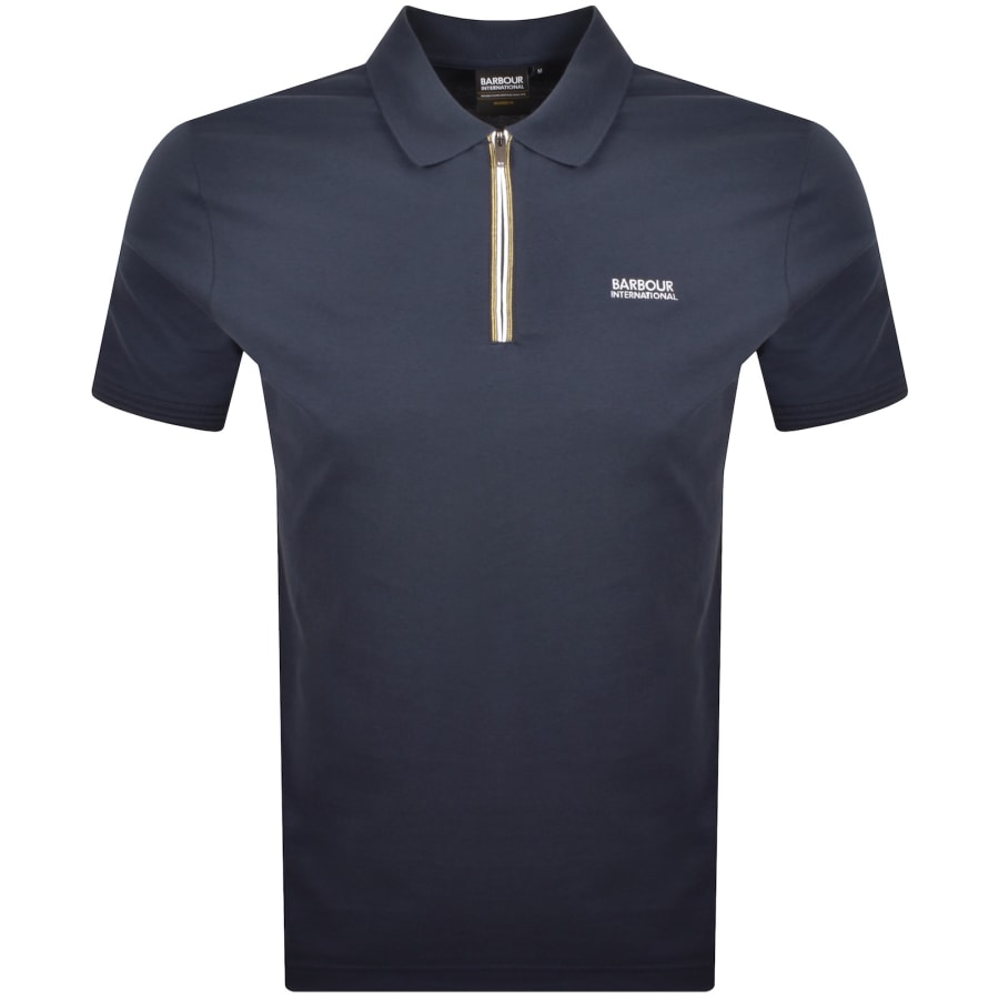 Image number 1 for Barbour International Ashmann Polo T Shirt Navy