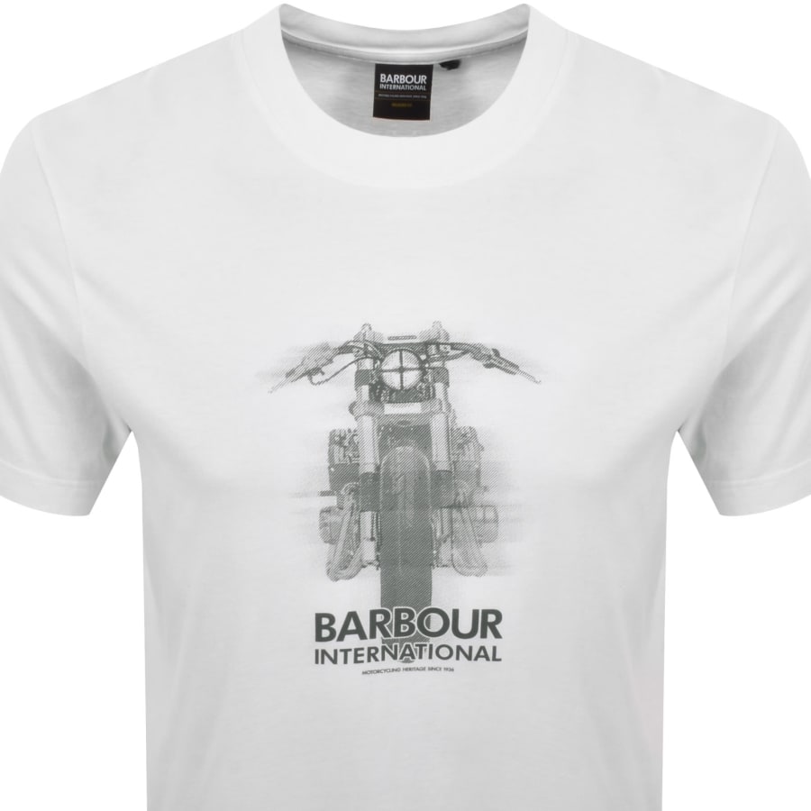 Image number 2 for Barbour International Hocking T Shirt White