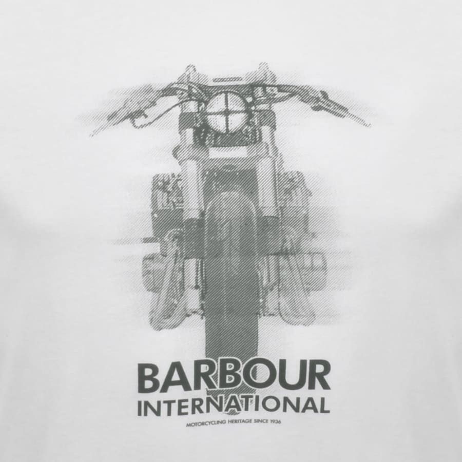 Image number 3 for Barbour International Hocking T Shirt White