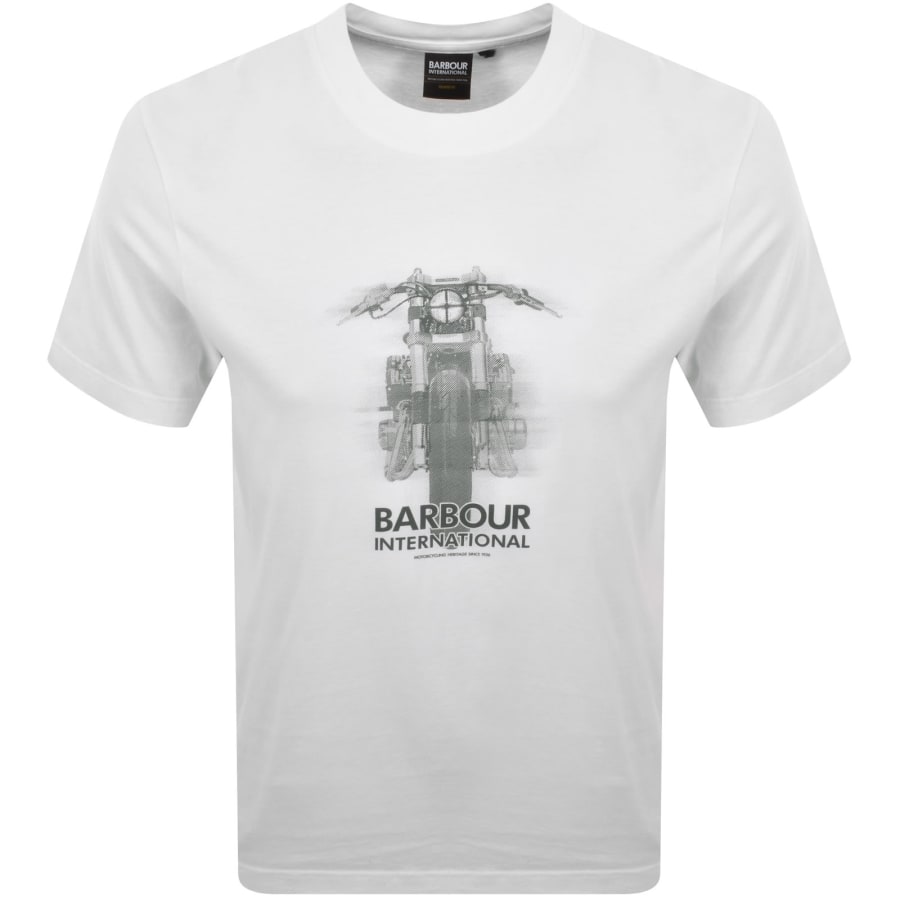 Image number 1 for Barbour International Hocking T Shirt White