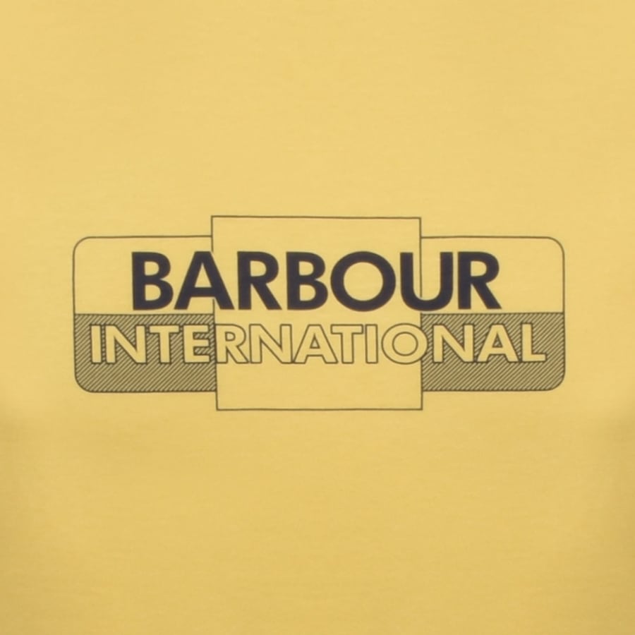 Image number 3 for Barbour International Leighton T Shirt Yellow