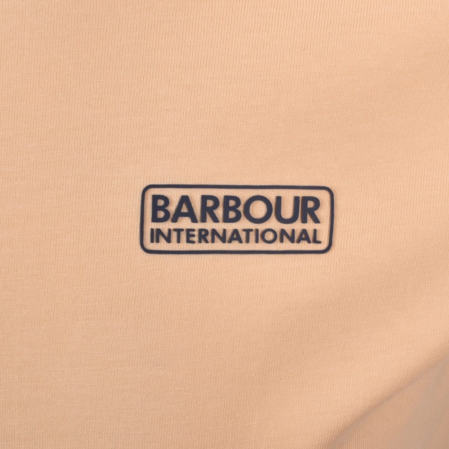 Image number 3 for Barbour International Deep Cuff T Shirt Orange