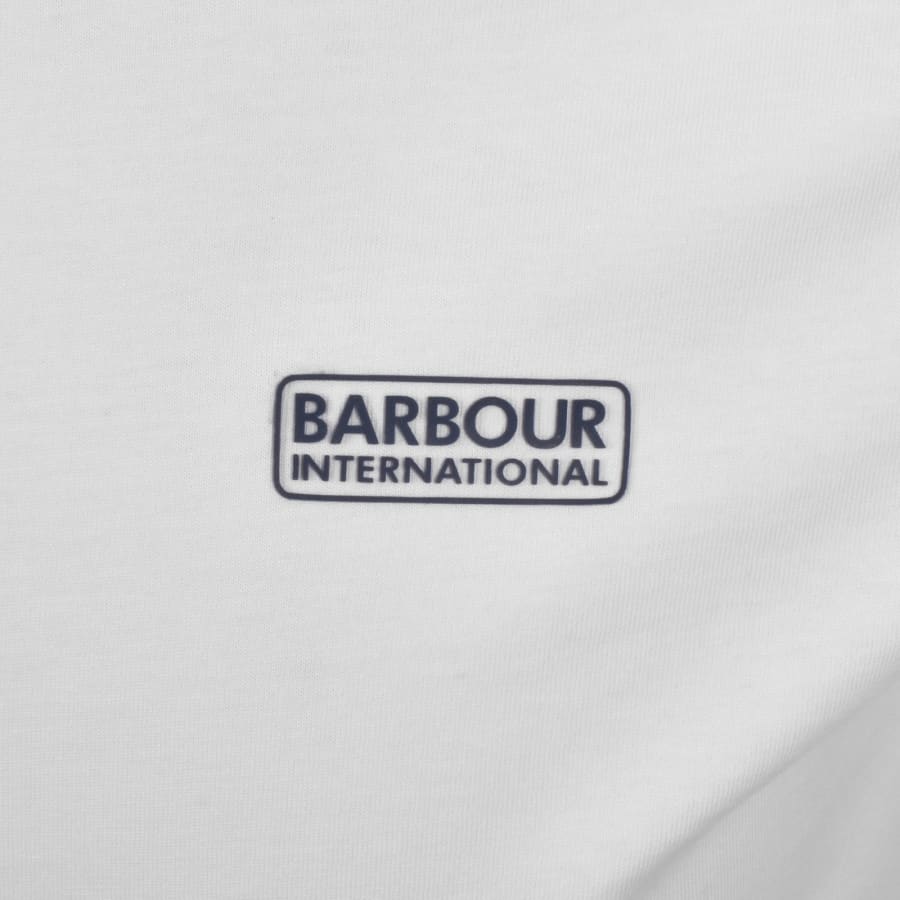 Image number 3 for Barbour International Deep Cuff T Shirt White