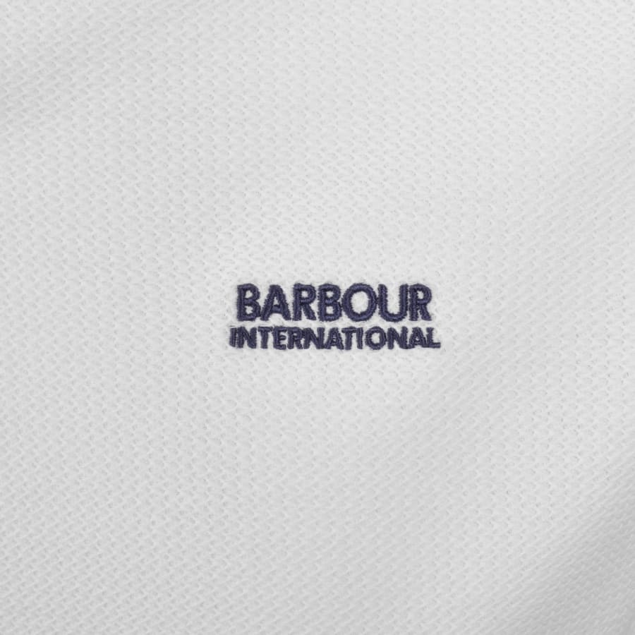 Image number 3 for Barbour International Milbank Textured Polo White