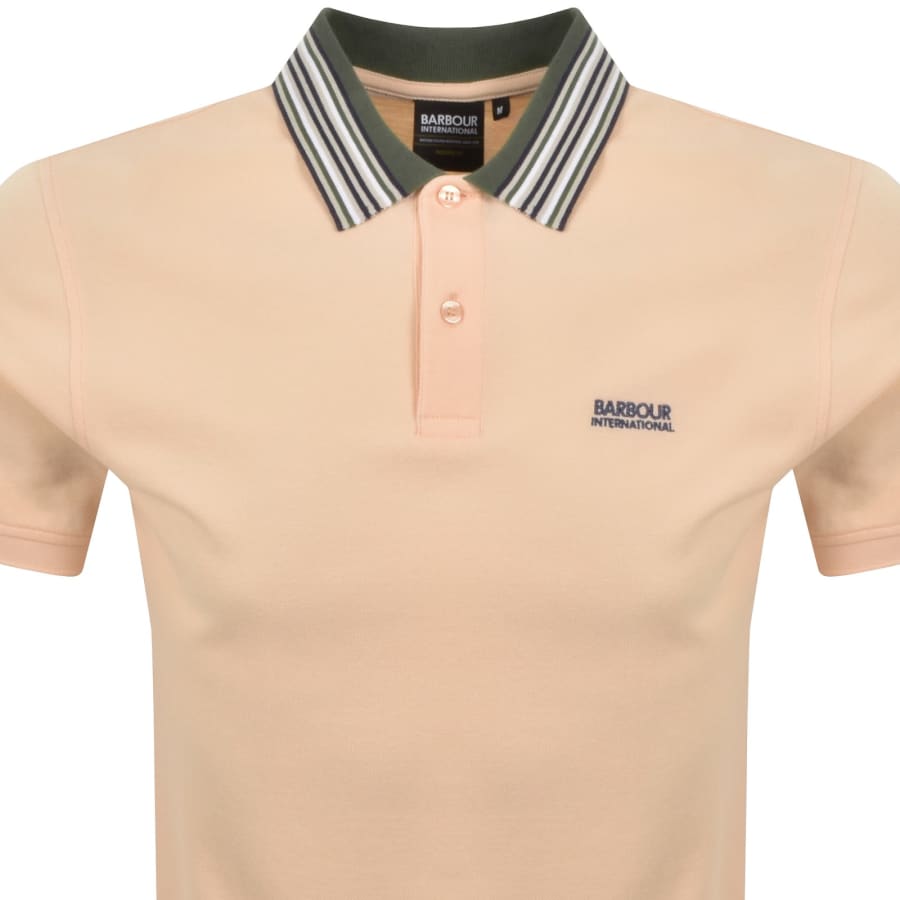 Image number 2 for Barbour International Neville Polo T Shirt Orange
