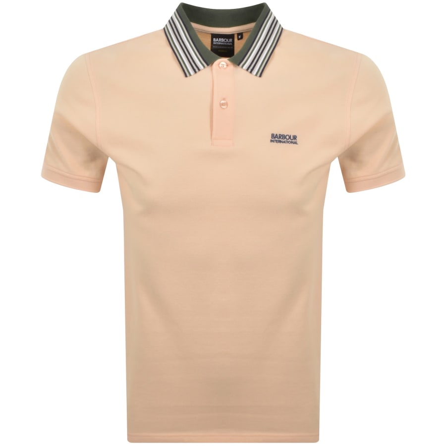 Image number 1 for Barbour International Neville Polo T Shirt Orange