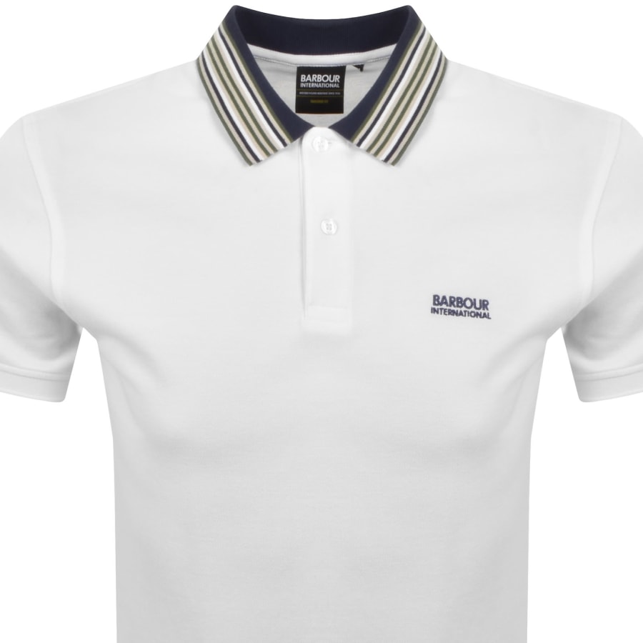 Image number 2 for Barbour International Neville Polo T Shirt White