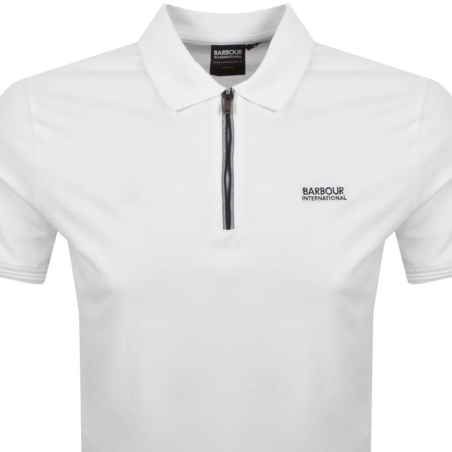 Image number 2 for Barbour International Ashmann Polo T Shirt White