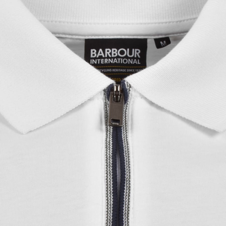 Image number 4 for Barbour International Ashmann Polo T Shirt White