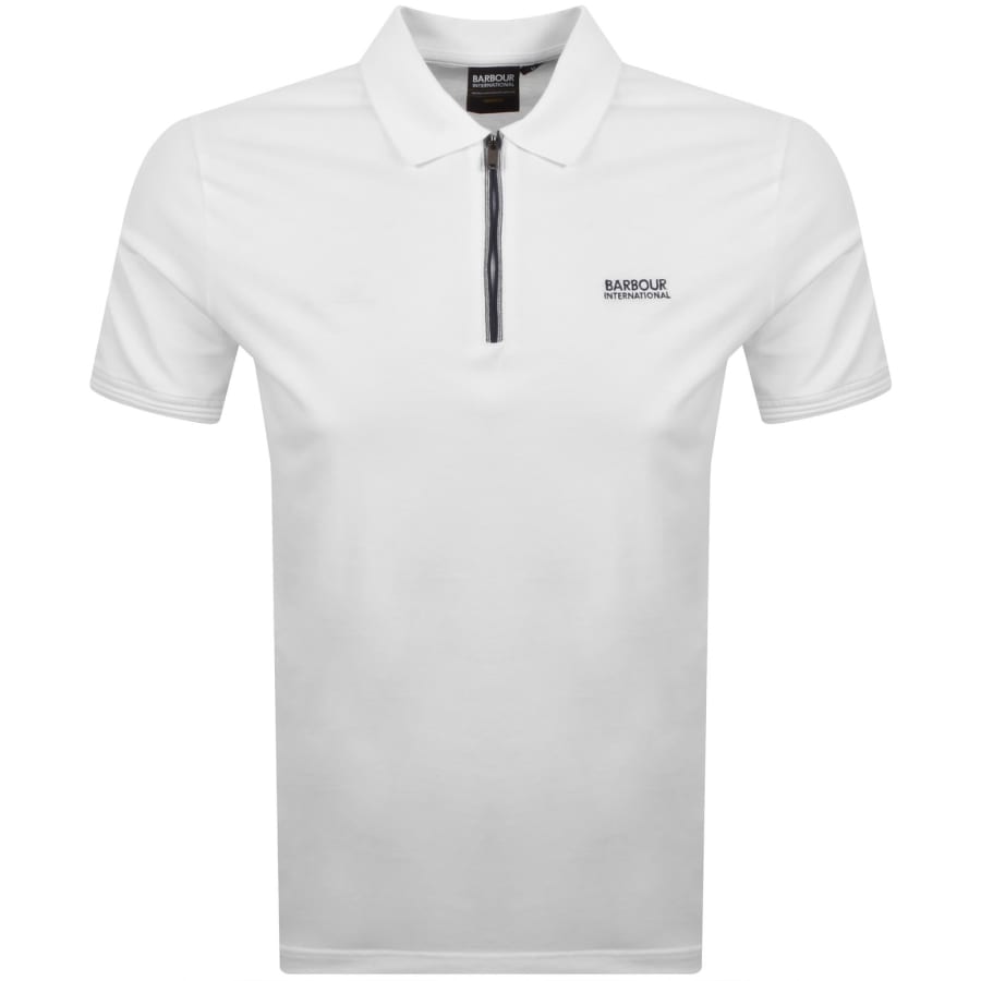 Image number 1 for Barbour International Ashmann Polo T Shirt White
