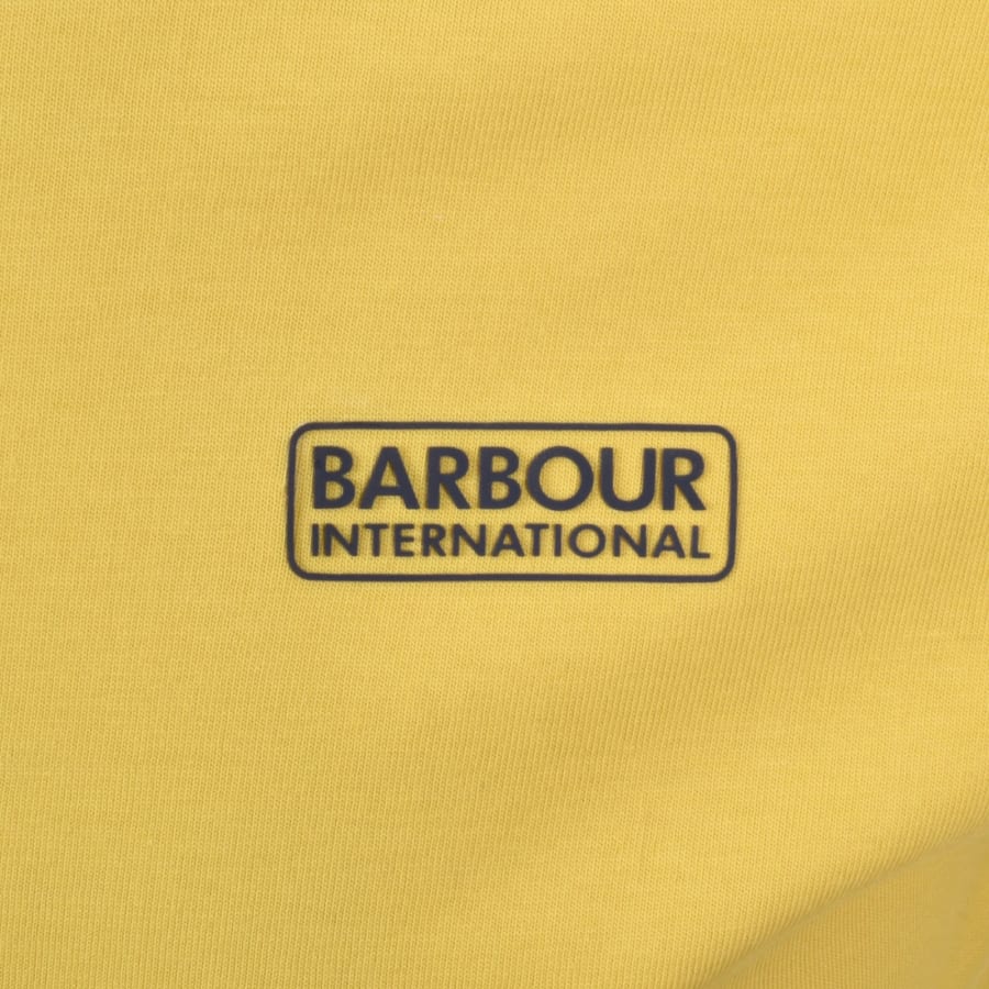Image number 3 for Barbour International Small Logo T Shirt Yellow
