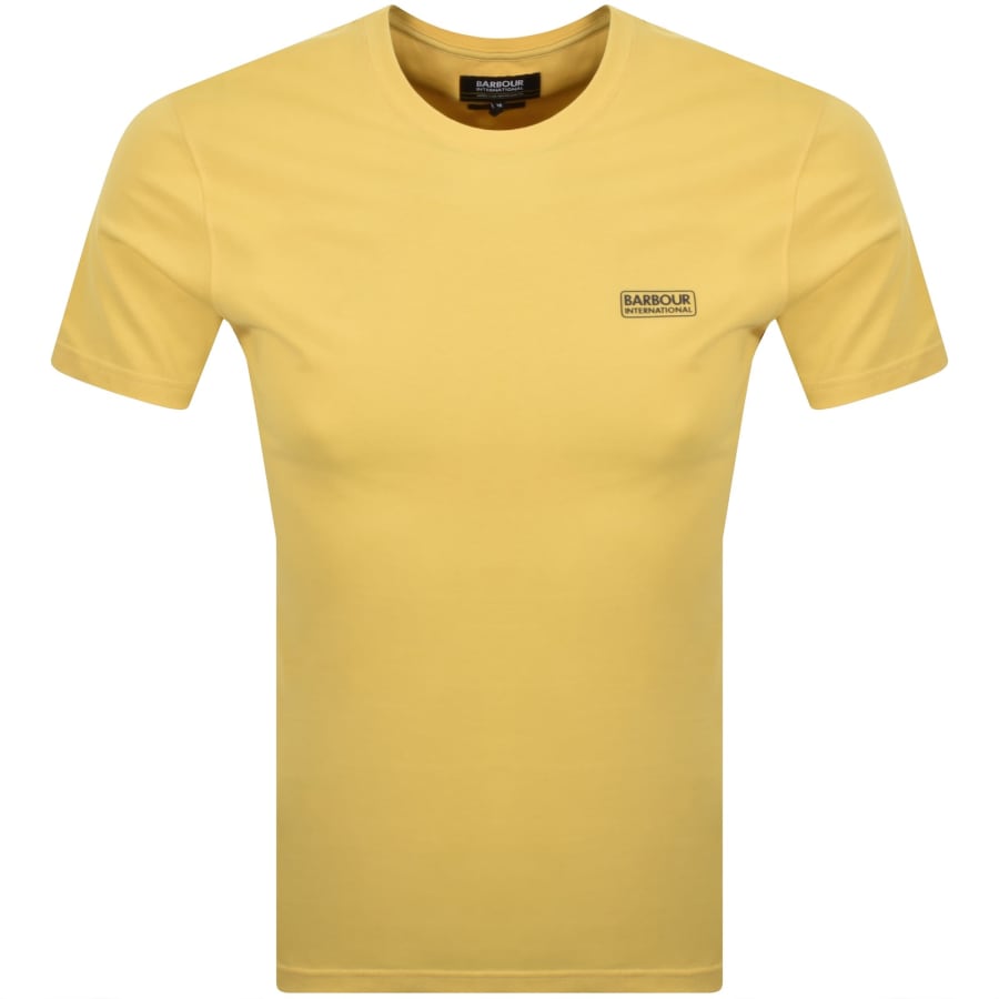 Image number 1 for Barbour International Small Logo T Shirt Yellow
