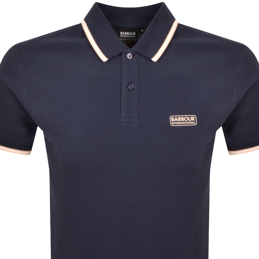 Image number 2 for Barbour International Evan Polo Navy