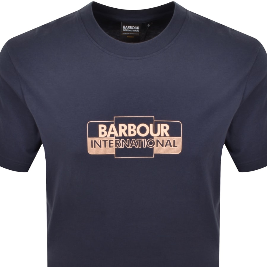 Image number 2 for Barbour International Leighton T Shirt Navy