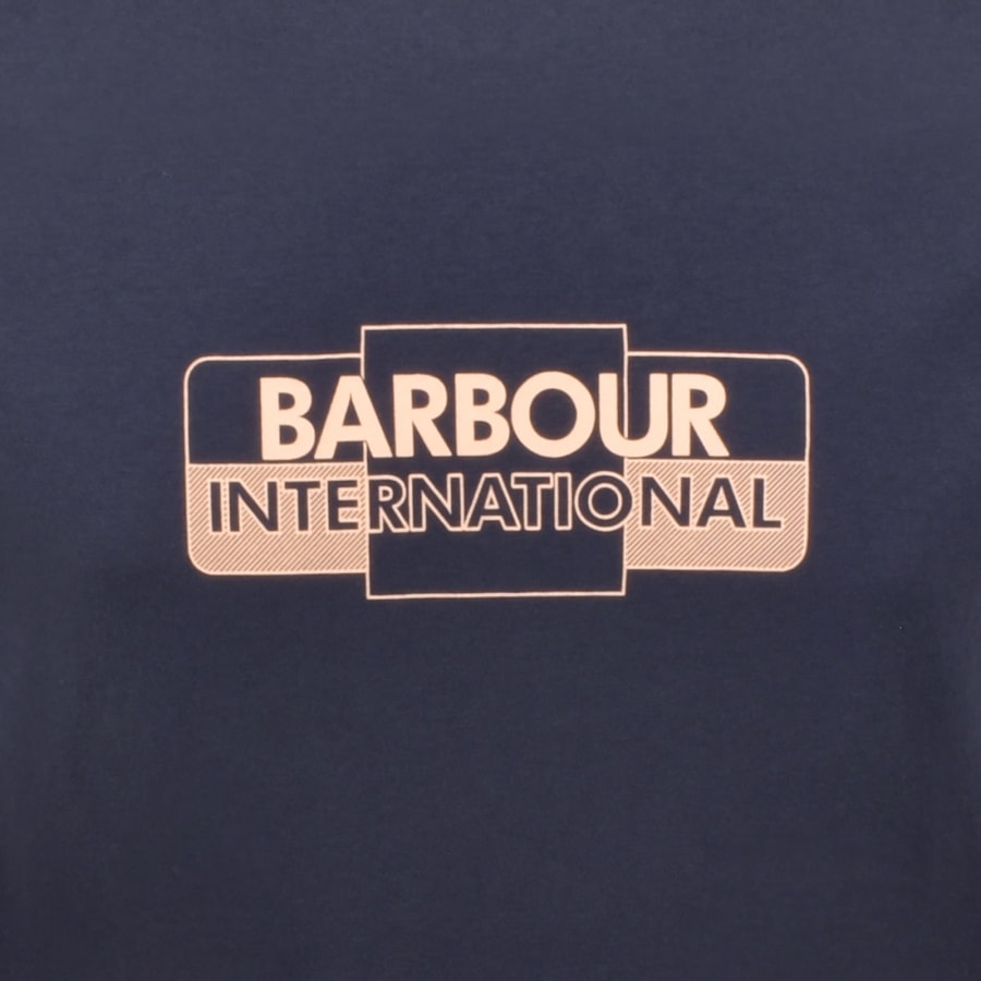 Image number 3 for Barbour International Leighton T Shirt Navy