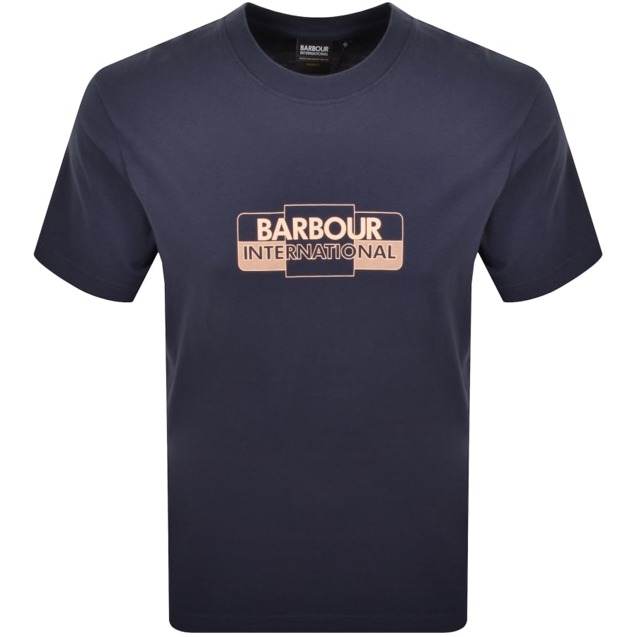 Image number 1 for Barbour International Leighton T Shirt Navy