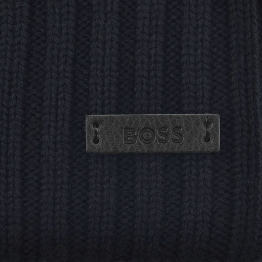 Image number 3 for BOSS Fati Beanie Navy