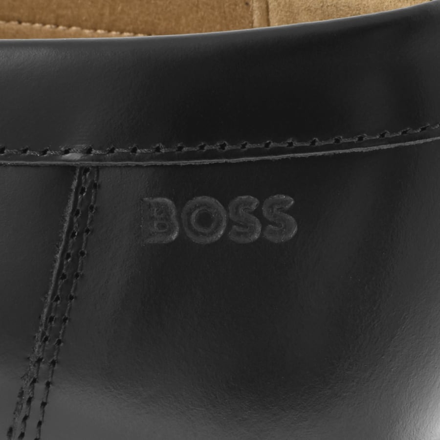 Image number 4 for BOSS Tevan Mocc Loafer Shoes Black